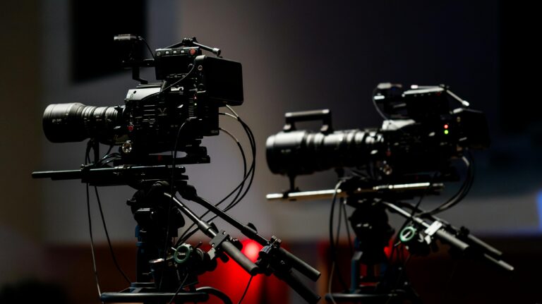 Professional cinema camera equipment supporting dedicated production and film courier services across the UK